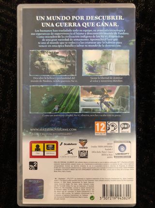AVATAR VIDEOJUEGO PSP
