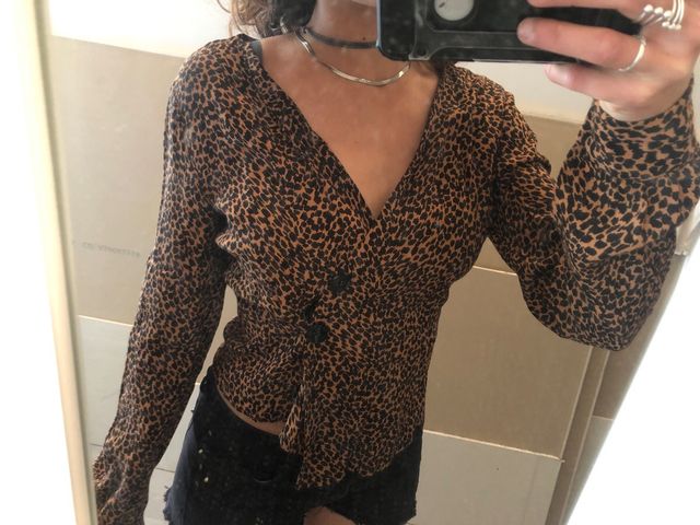 camisa leopardo