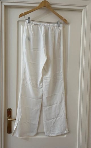 Pantalón 100% seda morera Zara S y L