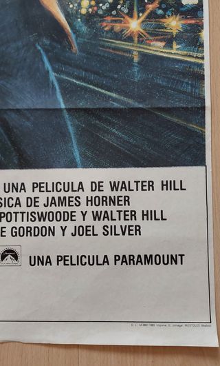 Cartel de cine original Límite: 48 horas (1982)