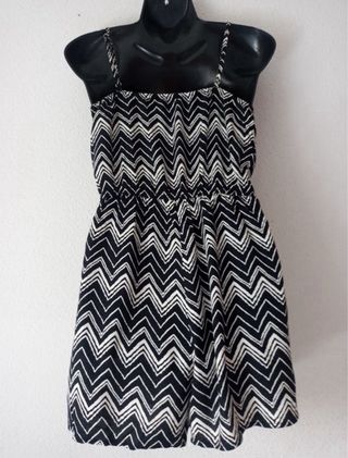 Mono corto Atmosphere mujer estampado zigzag