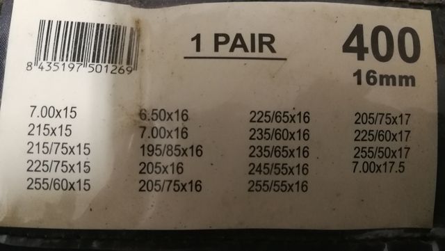 Vendo cadenas para nieve Pole Car 4X4 Vans