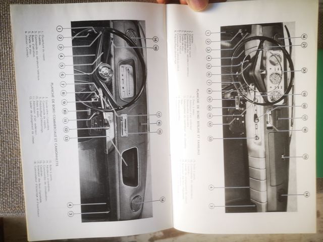 Peugeot 404 U10 camioneta. Manuales usuario.