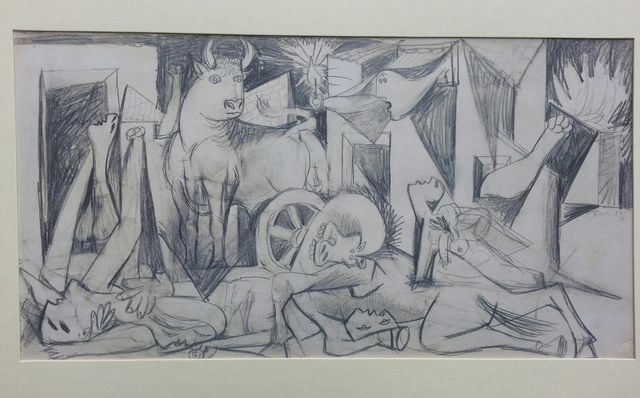 LOS 42 ESTUDIOS PARA EL GUERNICA DE PICASSO