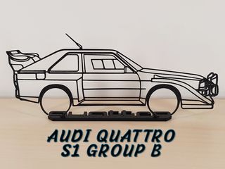 Maqueta Audi Quattro S1 Rally 20cm