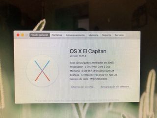 Imac 21” finales 2007 buen estado