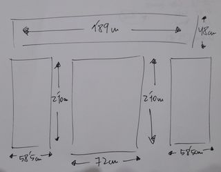 Puerta madera de mobila nueva