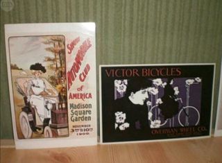 LOTE 8 POSTALES DE CARTELES DE PELICULAS DE ÉPOCA