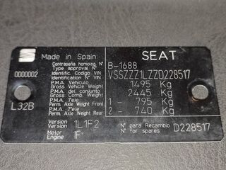 Motor Seat Toledo 1.6 75cv 1F con caja