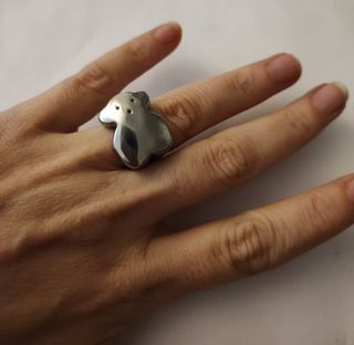 Anillo Tous oso acero
