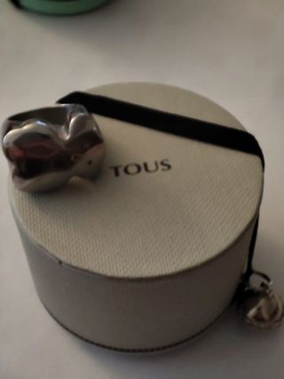 Anillo Tous oso acero