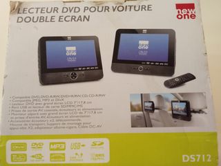Lector DVD doble pantalla para coche