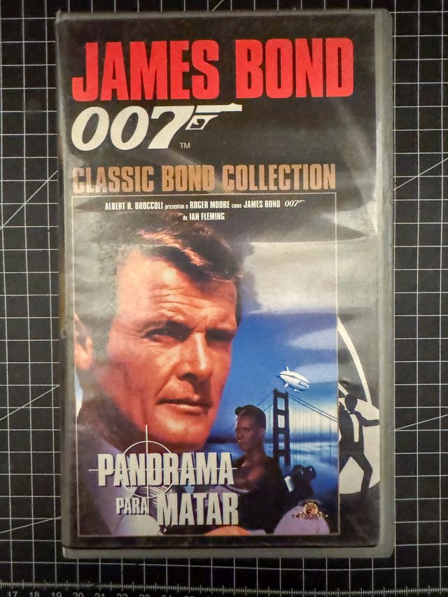 James Bond 007 Panorama Para Matar Pelicula VHS