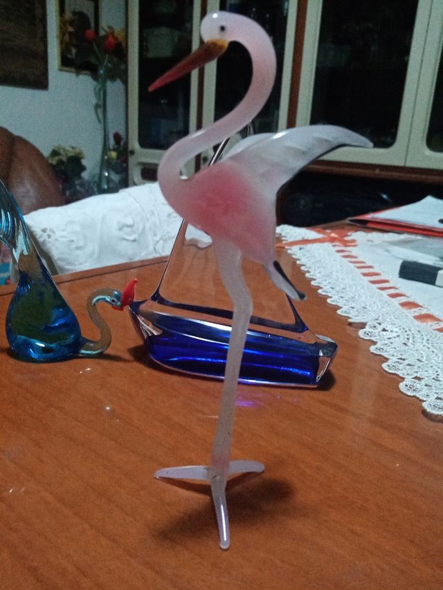Animali in Vetro murano barchetta cristallo