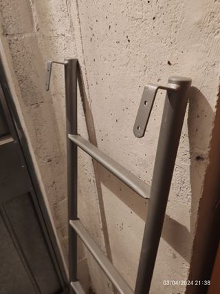 Scaletta e ringhiera per letto a castello