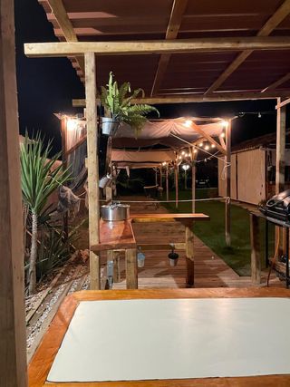 parcela preparada para evento