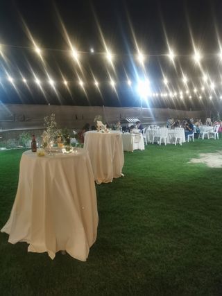 parcela preparada para evento