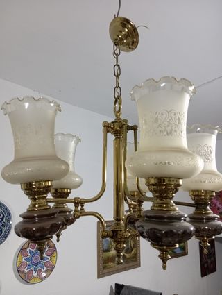 Lampara antigua techo