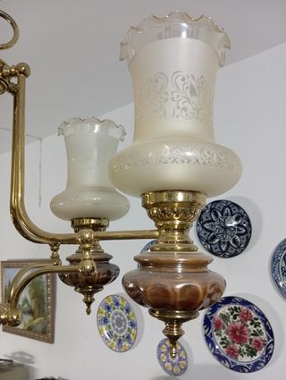 Lampara antigua techo