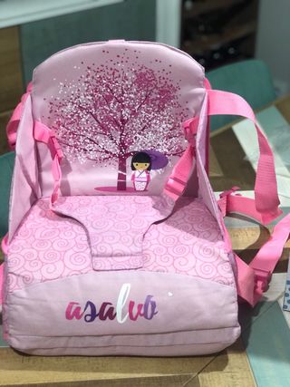 Trona bebe niña plegable ideal pars ir de viaje
