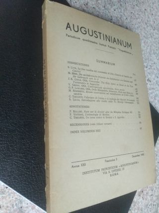 AUGUSTINIANUM FASCICULO 3 1982