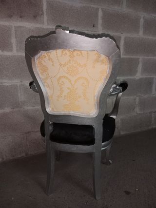 Silla antigua Tapizada
