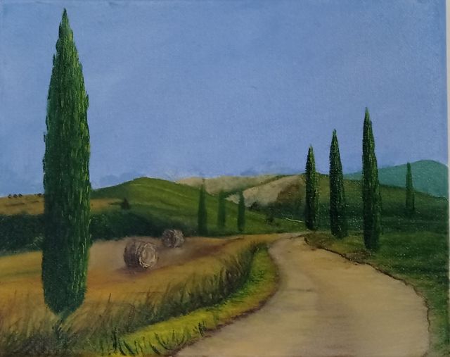 Quadro paesaggio toscano