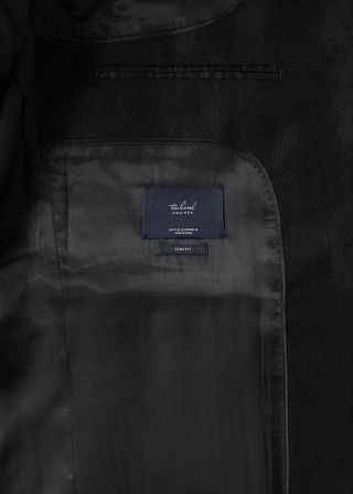 Americana MANGO traje slim fit lino