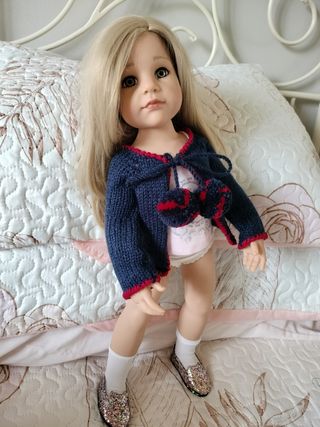 Giacchetta artigianale per bambola Gotz, Mariquita Pérez, American Girl o simile