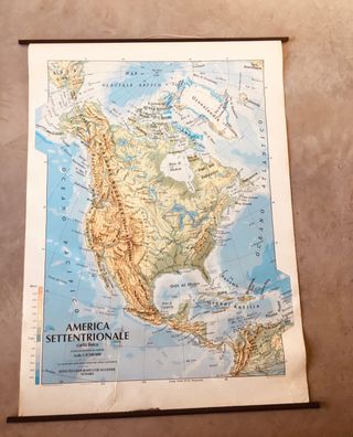 Grande mappa USA vintage