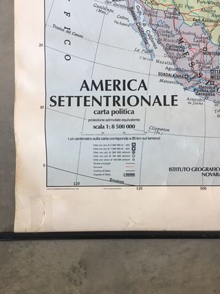 Grande mappa USA vintage