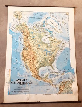 Grande mappa USA vintage