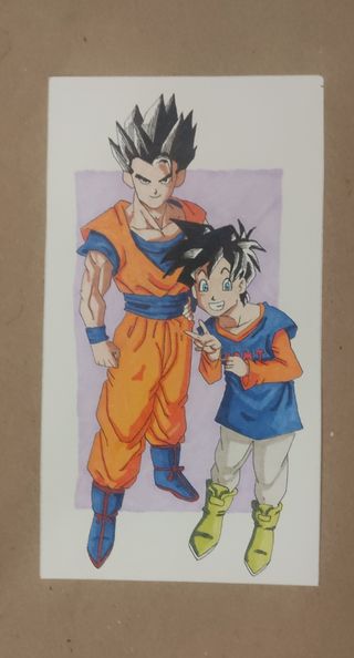 Dibujo Dragon Ball (Son Gohan Y Videl)
