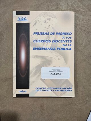 Temario Oposiciones ALEMAN secundaria