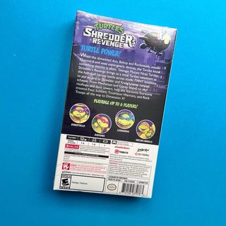 TURTLES SHREDDER VHS NINTENDO SWITCH LIMITED RUN