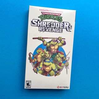 TURTLES SHREDDER VHS NINTENDO SWITCH LIMITED RUN
