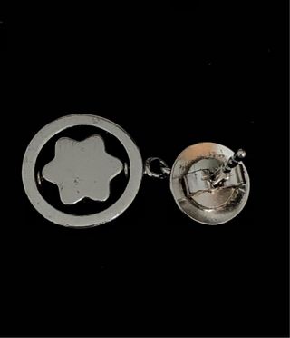 Pendiente de plata Montblanc