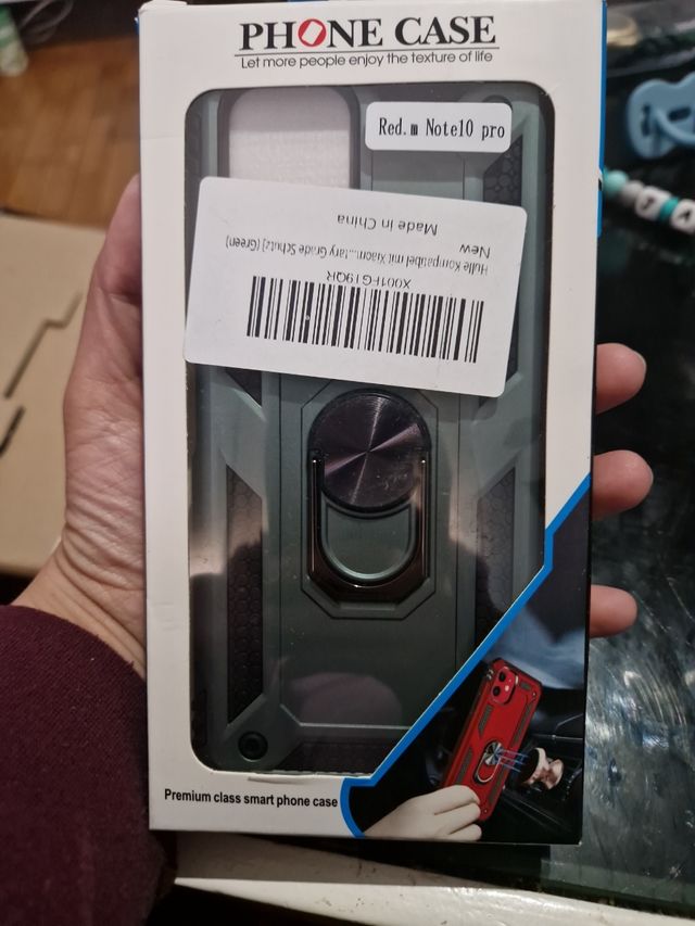 Funda Redm note10 pro +2 protectores