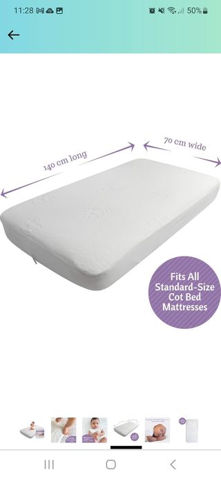 Funda protectora colchon bebe nuevo