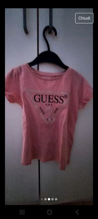 T-schirt guess 5anni bambina 