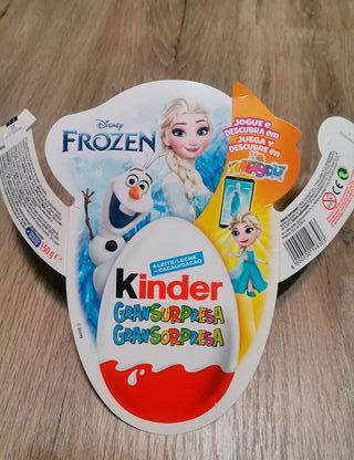 6 figuras Frozen Kinder Gran Sorpresa + REGALO