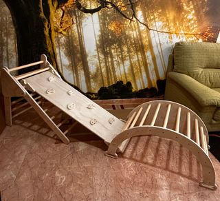 Montessori NUEVO triángulo/pikler/arco/rampa niños