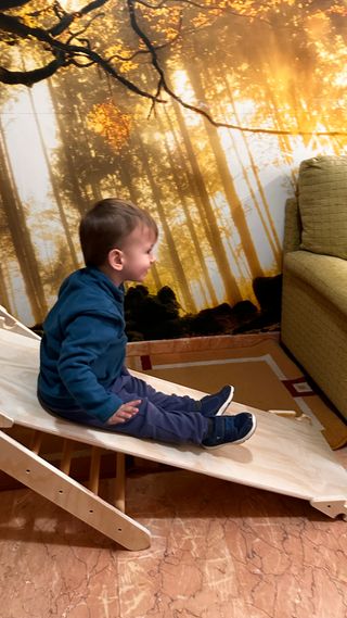 Montessori NUEVO triángulo/pikler/arco/rampa niños