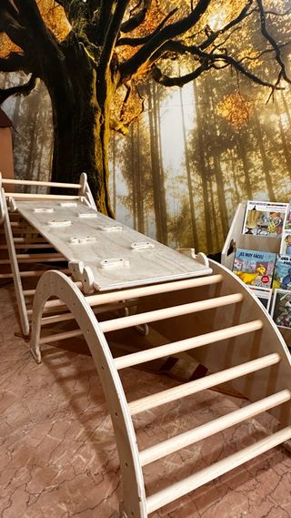 Montessori NUEVO triángulo/pikler/arco/rampa niños