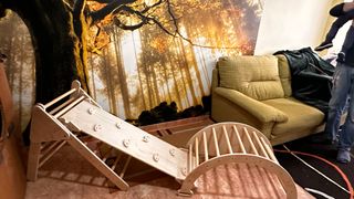 Montessori NUEVO triángulo/pikler/arco/rampa niños