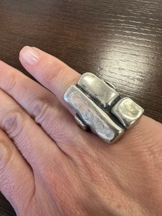Anillo plata uno de 50