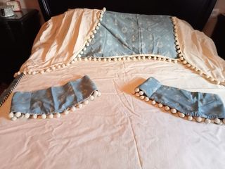 Colcha y cortinas a juego