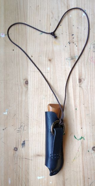 Custodia coltello opinel nr 9 fodero in cuoio