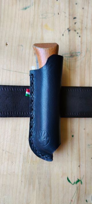 Custodia coltello opinel nr 9 fodero in cuoio