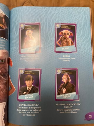 Album carte Harry Potter Conad COMPLETO